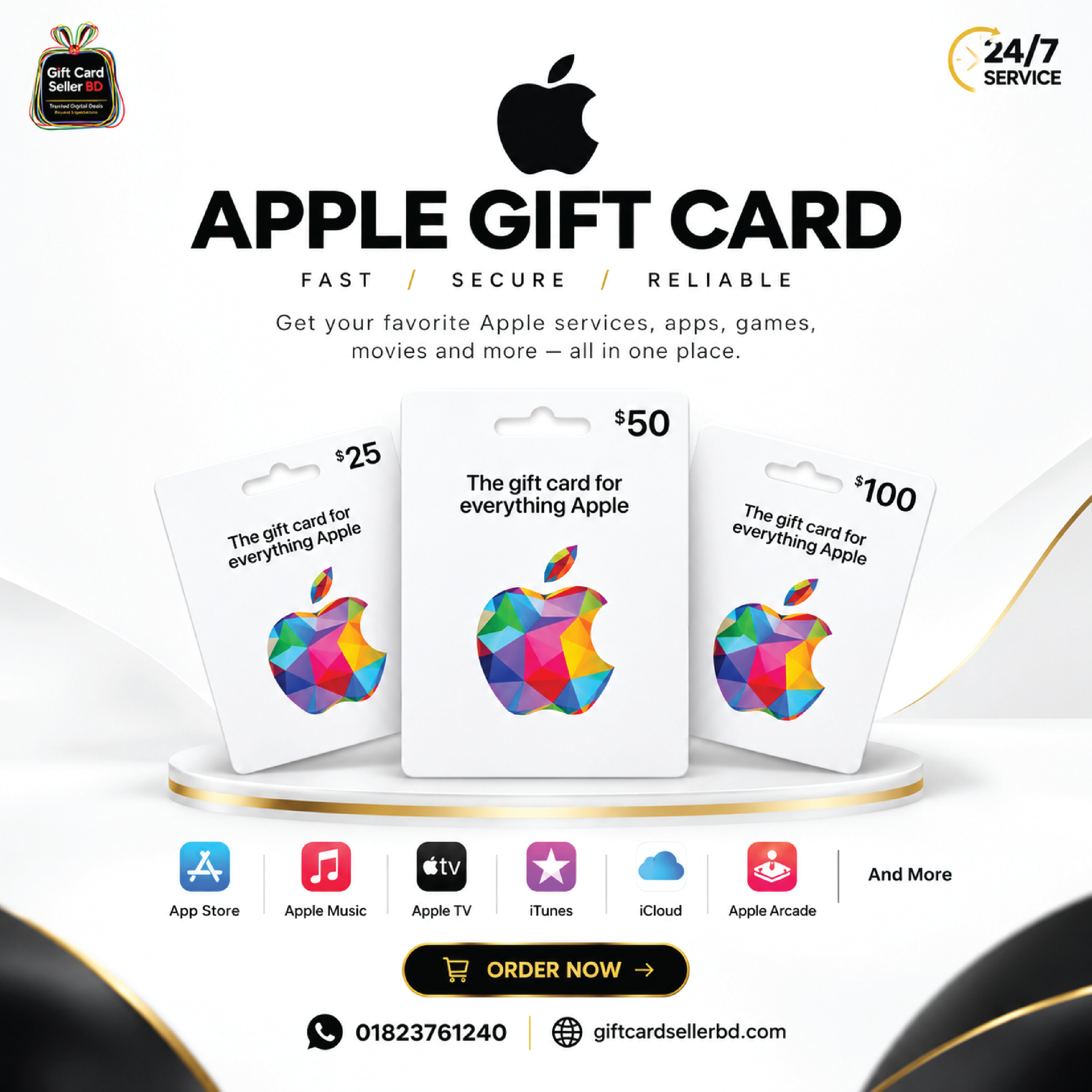 Apple Gift Card (US Region)